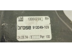 Recambio de elevalunas delantero derecho para opel astra j lim. 1.6 cdti referencia OEM IAM 13350759  