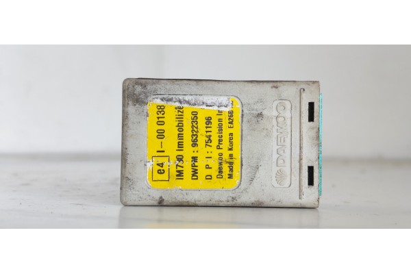 Recambio de centralita inmovilizador para daewoo matiz s plus referencia OEM IAM 96322350  