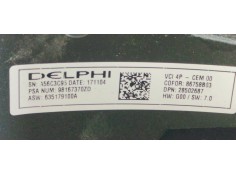 Recambio de volante para citroen c4 picasso 1.6hdi 120 fap referencia OEM IAM 98167370ZD  