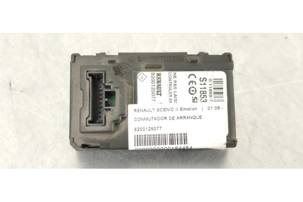 Recambio de conmutador de arranque para renault scenic ii emotion referencia OEM IAM 8200125077  