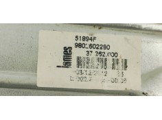 Recambio de elevalunas trasero izquierdo para citroen c3 picasso 1.6 hdi 92 fap referencia OEM IAM 9802602280  