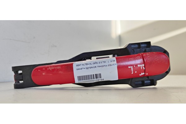 Recambio de maneta exterior trasera izquierda para seat altea xl (5p5) freetrack 4x4 referencia OEM IAM   