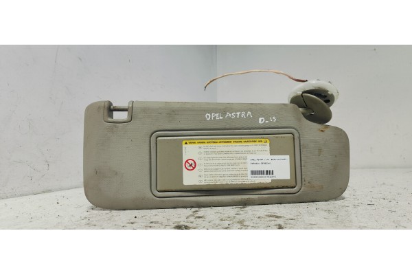 Recambio de parasol derecho para opel astra j lim. berlina fase 1 referencia OEM IAM   