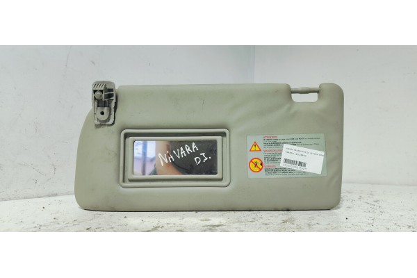 Recambio de parasol izquierdo para nissan navara 4x4 dc le tech premium at 4p referencia OEM IAM   