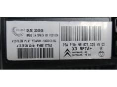 Recambio de mando climatizador para citroen c5 berlina collection referencia OEM IAM 96573328YW  