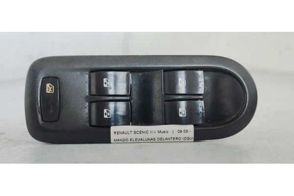 Recambio de mando elevalunas delantero izquierdo para renault scenic ii i- music referencia OEM IAM   