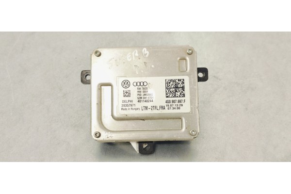 Recambio de centralita faros xenon para skoda superb combi (3t5) 2.0 tdi 140 fap referencia OEM IAM 4G0907697F  