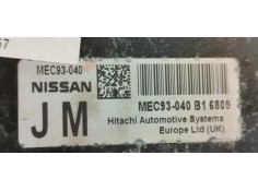 Recambio de centralita motor uce para nissan note (e11e) 1.5 dci turbodiesel cat referencia OEM IAM MEC93040  
