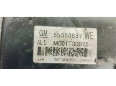 Recambio de motor arranque para opel insignia berlina excellence referencia OEM IAM 55353857  