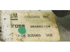 Recambio de elevalunas trasero derecho para opel insignia berlina excellence referencia OEM IAM 13302442  