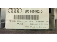 Recambio de cuadro instrumentos para audi a3 (8p) 1.2 tsi referencia OEM IAM 8P0920932Q  