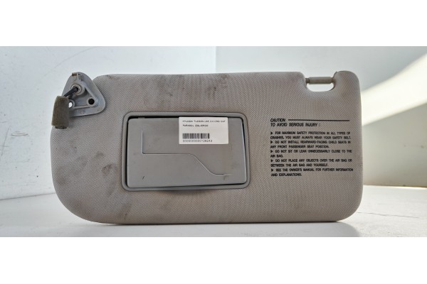 Recambio de parasol izquierdo para hyundai tucson (jm) 2,0 crdi vgt comfort full 4x4 referencia OEM IAM   