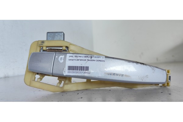 Recambio de maneta exterior trasera derecha para opel vectra c berlina comfort referencia OEM IAM   