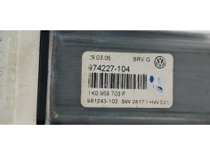 Recambio de motor elevalunas trasero izquierdo para volkswagen passat berlina (3c2) advance plus 4motion referencia OEM IAM 1K09