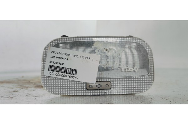 Recambio de luz interior para peugeot 3008 1.6hdi 112 fap referencia OEM IAM 9682063980  