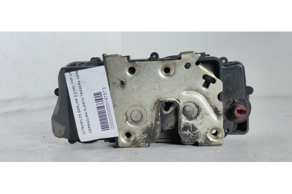 Recambio de cerradura puerta trasera derecha para citroen c5 berlina collection referencia OEM IAM   