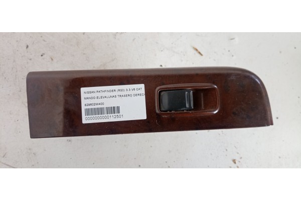 Recambio de mando elevalunas trasero derecho para nissan pathfinder (r50) 3.3 v6 cat referencia OEM IAM 829602W400  