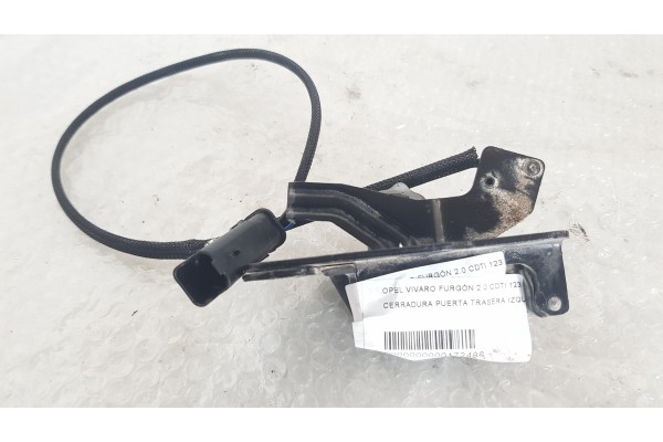 Recambio de cerradura puerta trasera izquierda para opel vivaro furgón 2.0 cdti 123 fap referencia OEM IAM   