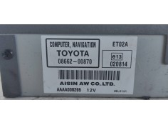 Recambio de sistema navegacion gps para toyota avensis berlina (t25) 2.0 turbodiesel cat referencia OEM IAM 0866200870  