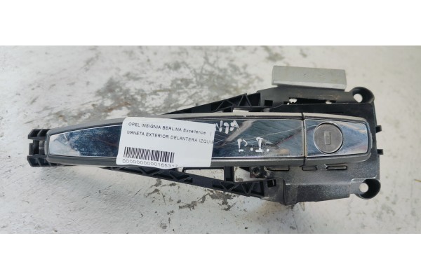 Recambio de maneta exterior delantera izquierda para opel insignia berlina excellence referencia OEM IAM   