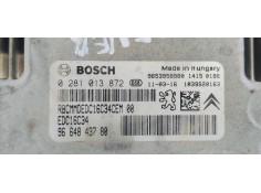 Recambio de centralita motor uce para peugeot partner kasten 1.6 hdi 90 referencia OEM IAM 0281013872  