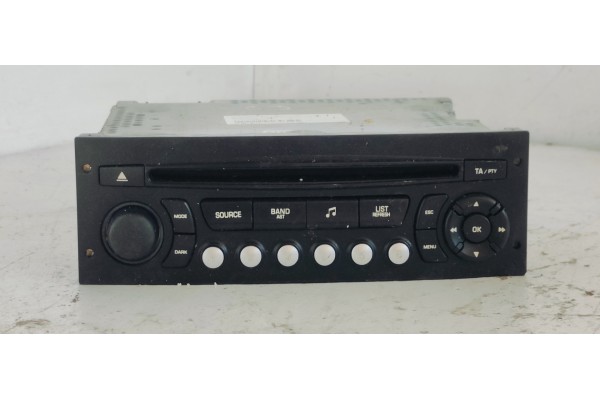 Recambio de sistema audio / radio cd para citroen c3 fase 1 referencia OEM IAM 96662669XT  