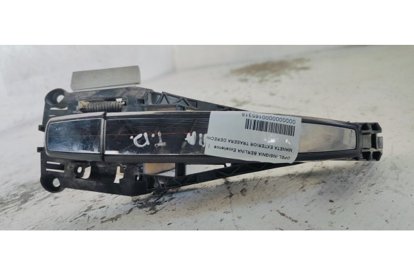 Recambio de maneta exterior trasera derecha para opel insignia berlina excellence referencia OEM IAM   