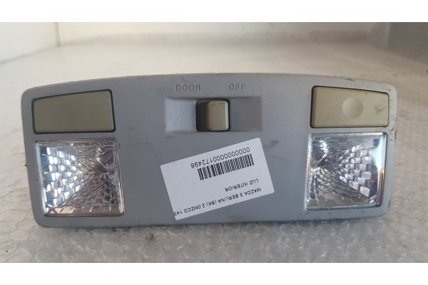 Recambio de luz interior para mazda 3 berlina (bk) 2.0mzcd 143 fap referencia OEM IAM   