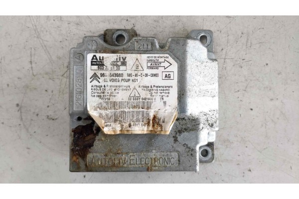 Recambio de centralita airbag para citroen c4 berlina 1.6 16v hdi referencia OEM IAM 9662643980  