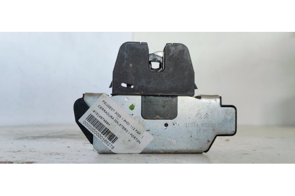 Recambio de cerradura maletero / porton para peugeot 3008 1.6hdi 112 fap referencia OEM IAM 9151487499H  