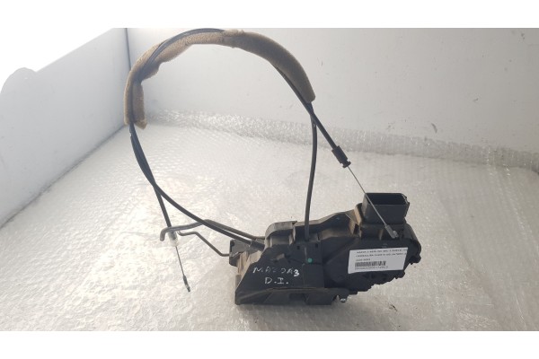 Recambio de cerradura puerta delantera izquierda para mazda 3 berlina (bk) 2.0mzcd 143 fap referencia OEM IAM 240015003  