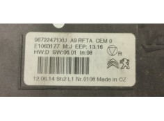 Recambio de mando climatizador para peugeot 208 1.6 hdi 92 fap referencia OEM IAM 96722471XU  