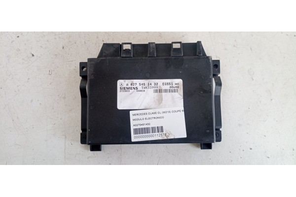 Recambio de modulo electronico para mercedes-benz clase cl (w215) coupe 600 (215.378) referencia OEM IAM A0275451432  
