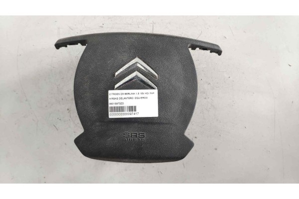Recambio de airbag delantero izquierdo para citroen c5 berlina 1.6 16v hdi fap referencia OEM IAM 98015973ZD  