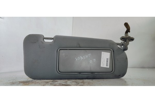 Recambio de parasol derecho para kia sorento 2.5 crdi ex referencia OEM IAM   