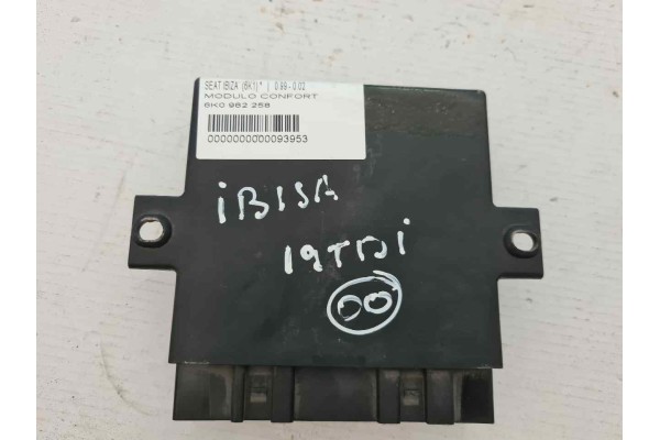 Recambio de modulo electronico para seat ibiza (6k1) 1.4 referencia OEM IAM 6K0962258D 5WK46921 