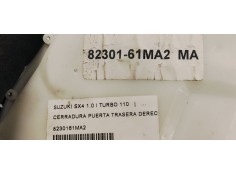 Recambio de cerradura puerta trasera derecha para suzuki sx4 1.0 i turbo 110 referencia OEM IAM 8230161MA2  