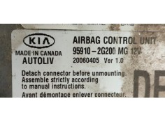 Recambio de centralita airbag para kia magentis active referencia OEM IAM 959102G200MG  