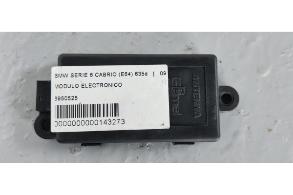Recambio de modulo electronico para bmw serie 6 cabrio (e64) 635d referencia OEM IAM 6950525  