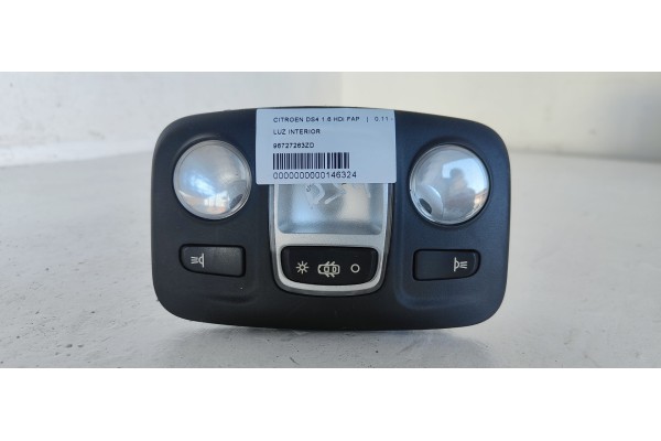 Recambio de luz interior para citroen ds4 design referencia OEM IAM 96727263ZD  