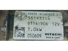 Recambio de motor arranque para fiat grande punto (199) 1.4 16v dynamic referencia OEM IAM 55193356  