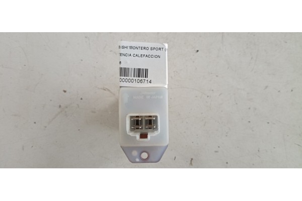 Recambio de resistencia calefaccion para mitsubishi montero sport (k90) 2.5 td gls referencia OEM IAM 2B96046  