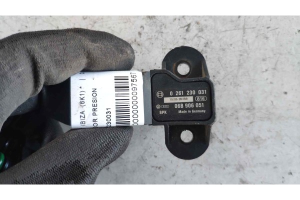 Recambio de sensor presion para seat ibiza (6k1) 1.0 referencia OEM IAM 0261230031 6B906051 