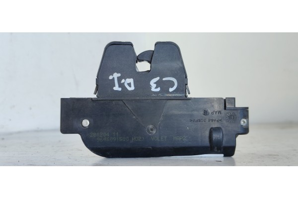 Recambio de cerradura maletero / porton para citroen c3 1.1 cool referencia OEM IAM 9646091580  