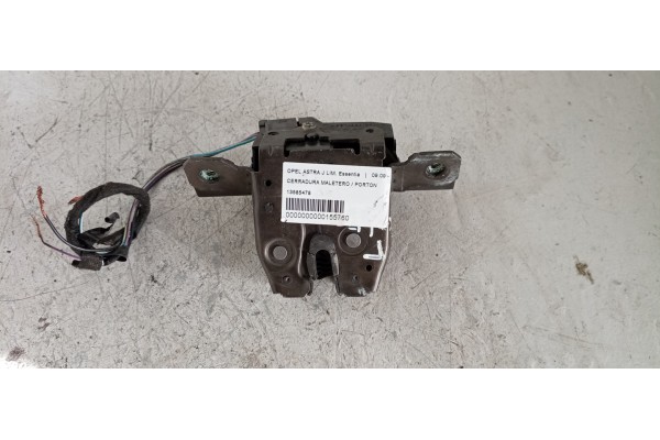 Recambio de cerradura maletero / porton para opel astra j lim. essentia referencia OEM IAM 13585478  