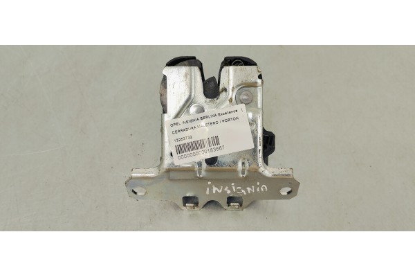 Recambio de cerradura maletero / porton para opel insignia berlina excellence referencia OEM IAM 13253732  