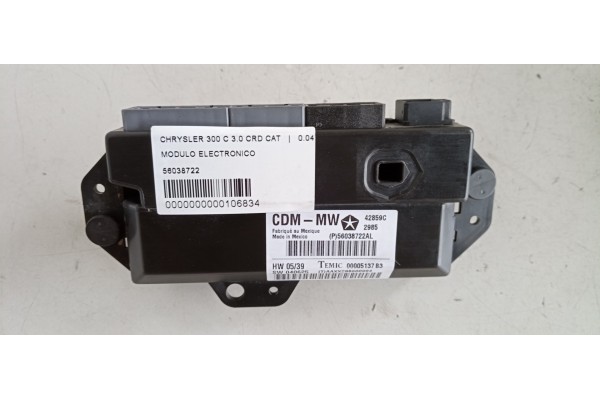 Recambio de modulo electronico para chrysler 300 c 3.0 crd executive referencia OEM IAM 56038722  