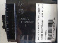 Recambio de mando calefaccion / aire acondicionado para renault scenic iii 1.5 dci diesel fap referencia OEM IAM T1001909K  