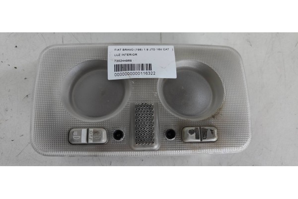 Recambio de luz interior para fiat bravo (198) 1.9 jtd 16v cat referencia OEM IAM 735244968  