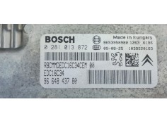 Recambio de centralita motor uce para peugeot partner kombi 1.6 hdi 110 fap referencia OEM IAM 0281013872  